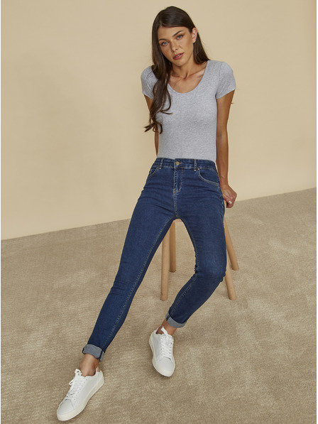 ZOOT.lab Modré dámské slim fit džíny ZOOT.lab