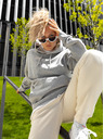 ICOONIC Béžové unisex basic tepláky ICOONIC
