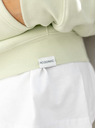 ICOONIC Světle zelená unisex basic mikina s kapucí ICOONIC