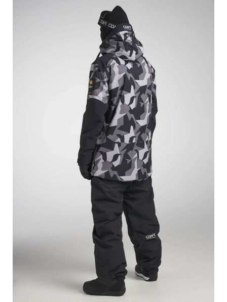 Tenson Pánská Snowboardová Bunda Colourwear Foil M Šedý Maskáč