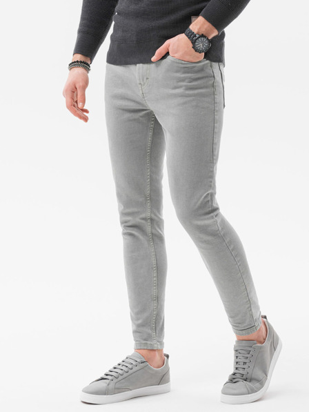 Ombre Clothing Šedé pánské džíny Ombre Clothing P1058