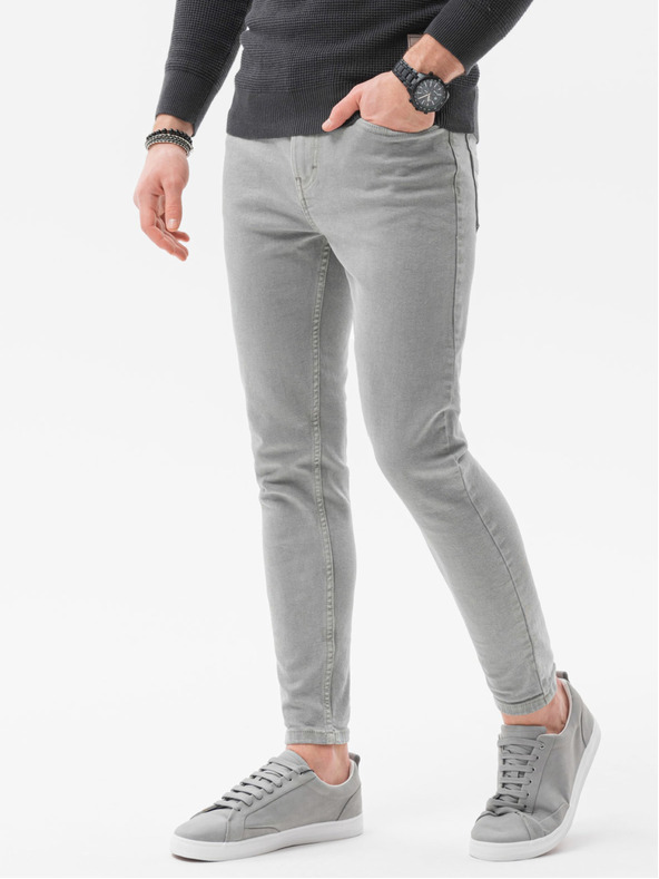 Ombre Clothing Šedé pánské džíny Ombre Clothing P1058