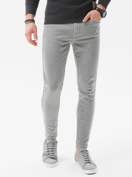 Ombre Clothing Šedé pánské džíny Ombre Clothing P1058
