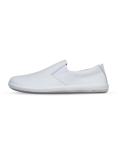 Vasky Dámské kožené barefoot bílé Vasky Barefoot Lerry
