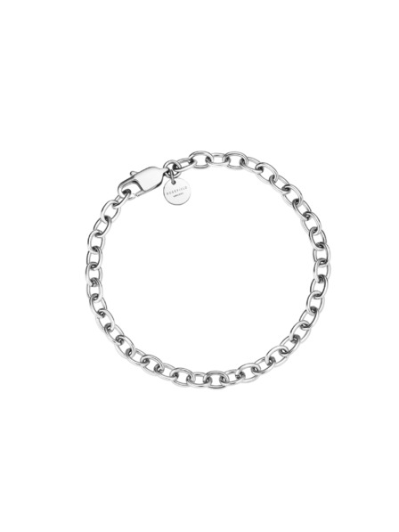 Rosefield Rosefield náramek stříbrné barvy Oval Chainlink JBOCS-J594