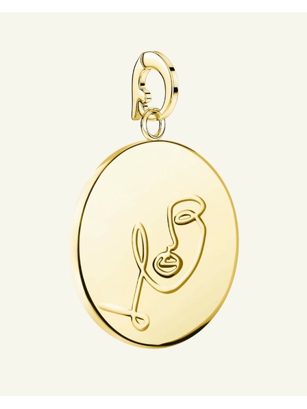 Rosefield Rosefield přívěsek zlaté barvy Zodiac Coin Panna