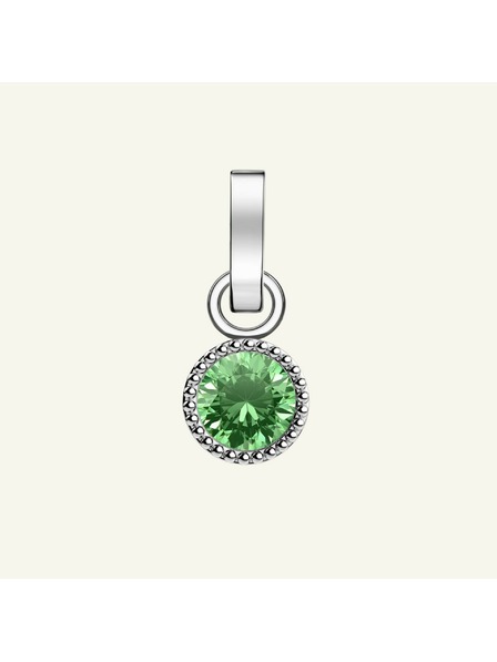 Rosefield Rosefield přívěsek stříbrné barvy Birthstone August color