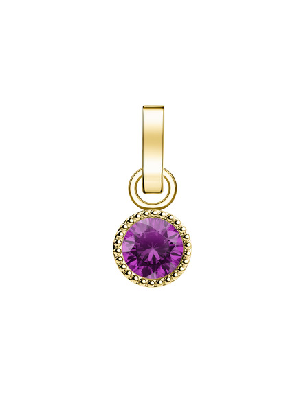 Rosefield Rosefield přívěsek zlaté barvy Birthstone February color