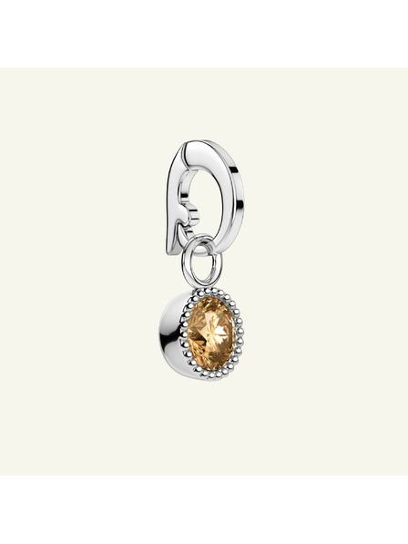 Rosefield Rosefield přívěsek stříbrné barvy Birthstone November color