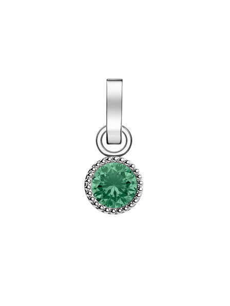 Rosefield Rosefield přívěsek stříbrné barvy Birthstone May color