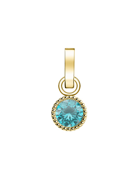 Rosefield Rosefield přívěsek zlaté barvy Birthstone March color