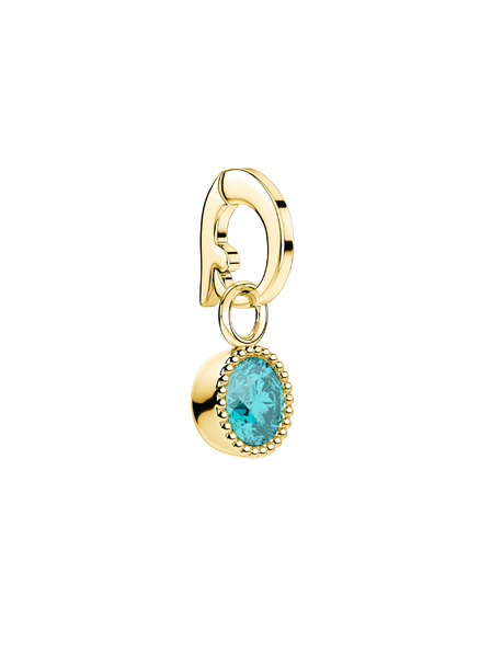 Rosefield Rosefield přívěsek zlaté barvy Birthstone March color