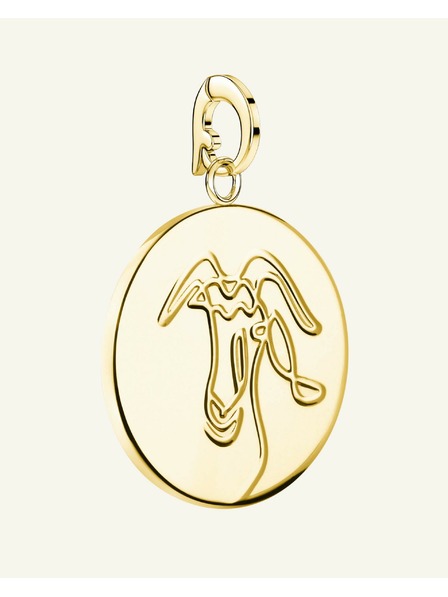 Rosefield Rosefield přívěsek zlaté barvy Zodiac Coin Kozoroh