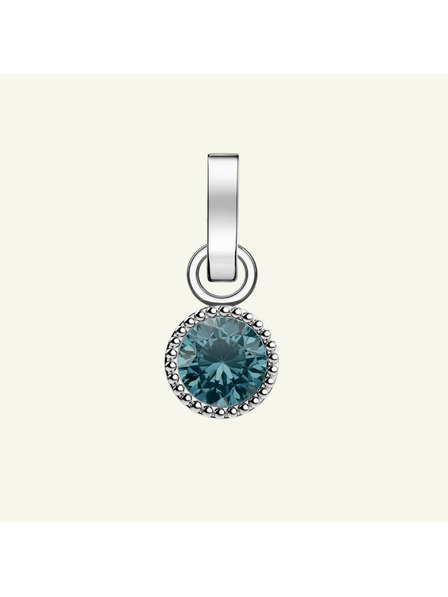 Rosefield Rosefield přívěsek stříbrné barvy Birthstone December color