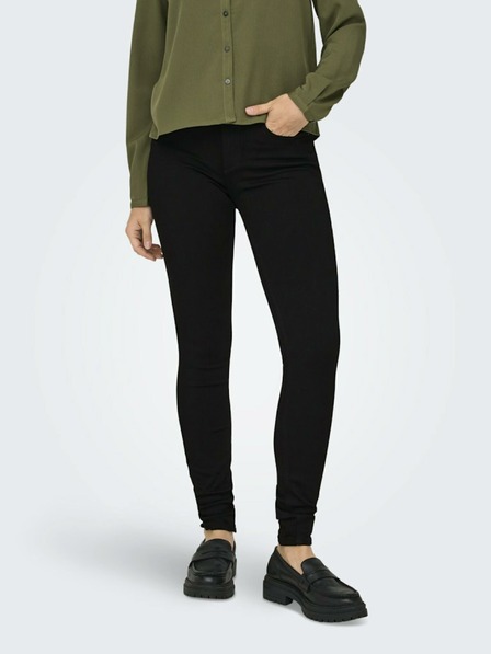 ONLY Černé dámské skinny fit džíny ONLY Blush