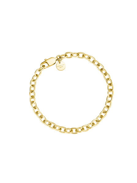 Rosefield Rosefield náramek zlaté barvy Oval Chainlink JBOCG-J593