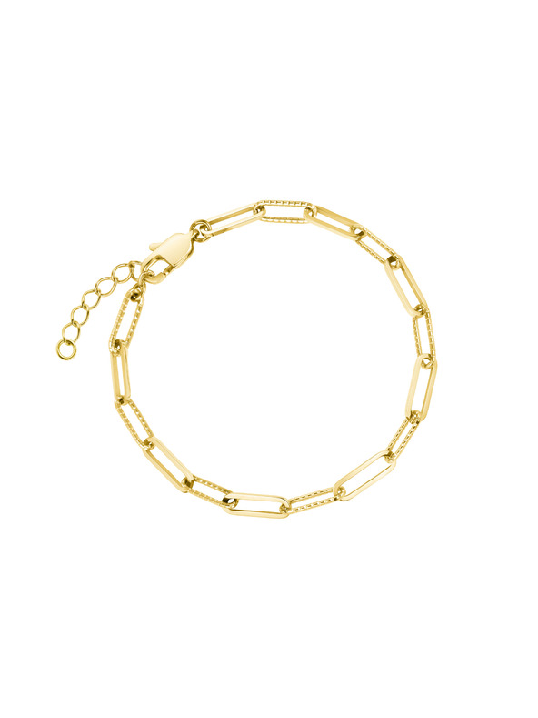 Rosefield Rosefield náramek zlaté barvy Hammered Chain JBHCG-J595