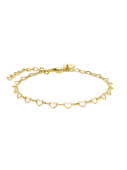 Rosefield Rosefield náramek ve zlaté barvě Heart Chain JBHCG-J682