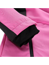 ALPINE PRO Dámská softshellová bunda s úpravou dwr ALPINE PRO KERAKA neon pink
