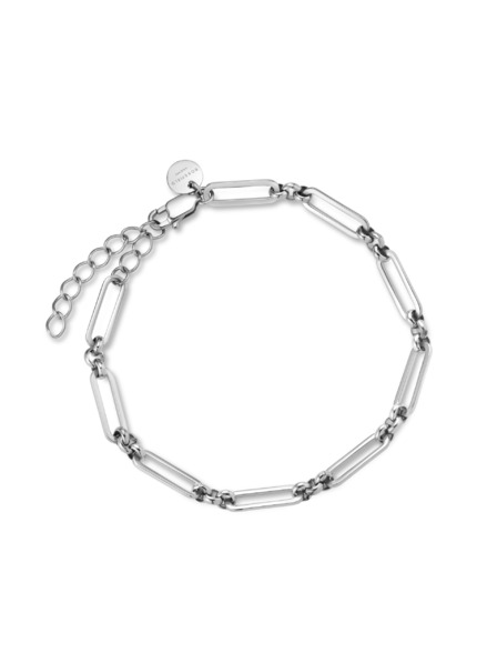 Rosefield Rosefield ocelový náramek ve stříbrné barvě Multilink JTBCS-J439