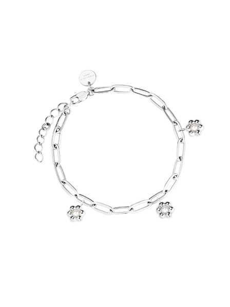 Rosefield Rosefield náramek stříbrné barvy Daisy Flower JBDFS-J675