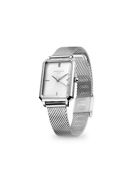 Rosefield Dámské hodinky Rosefield Octagon XS Mesh Silver OWSMS-O74