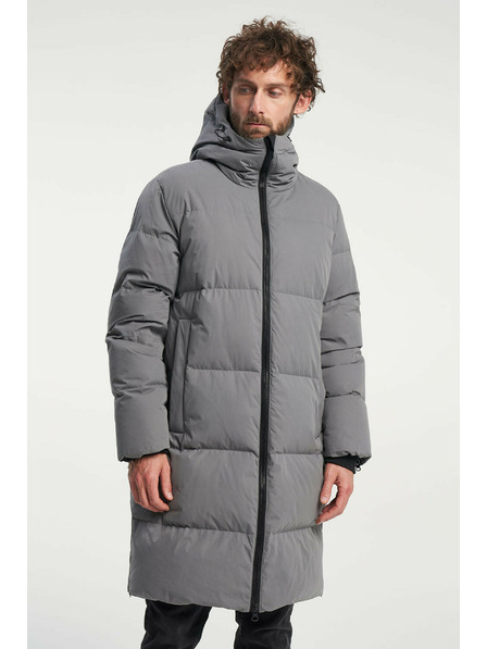 Tenson pánský zimní lifestylový kabát TENSON Tenzing Down Coat M šedý