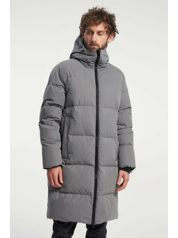 Tenson pánský zimní lifestylový kabát TENSON Tenzing Down Coat M šedý