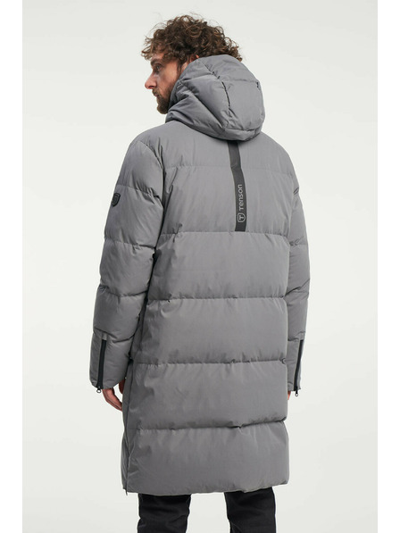 Tenson pánský zimní lifestylový kabát TENSON Tenzing Down Coat M šedý