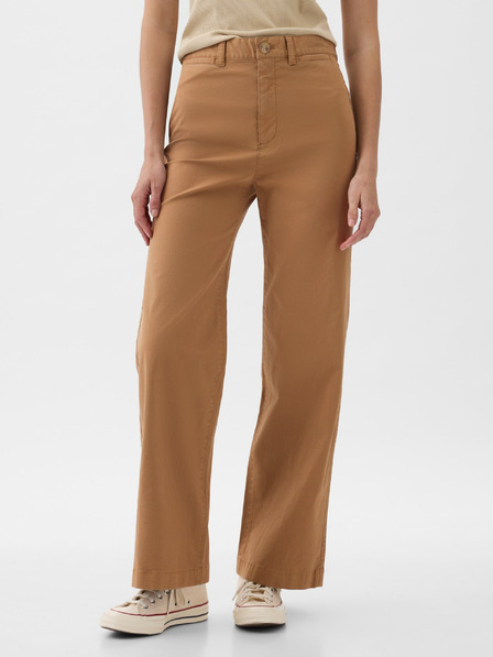 GAP Kalhoty Khaki Wide GAP