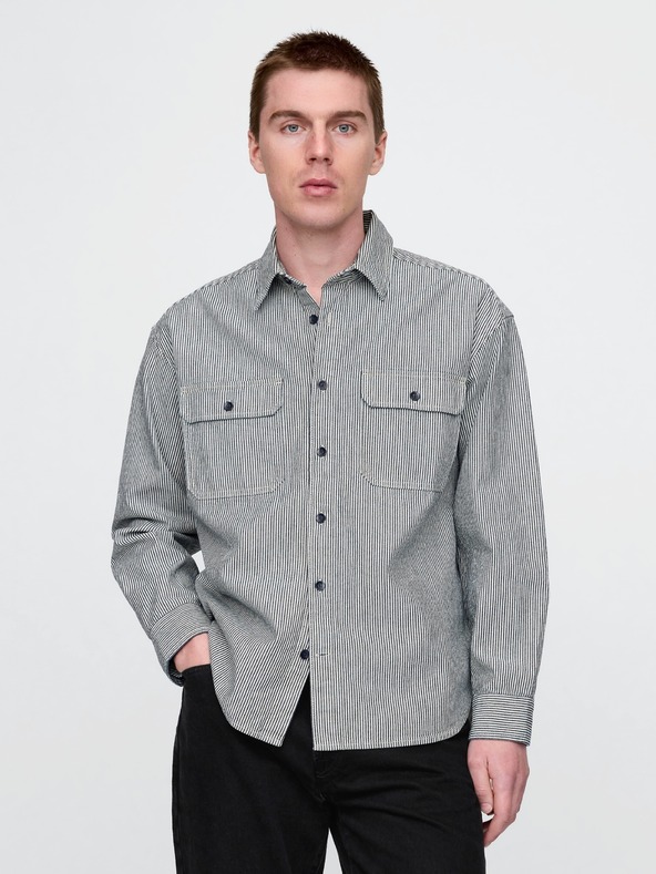 GAP Džínová oversize košile Americana GAP
