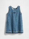 GAP Baby chambray šaty UltraSoft Americana GAP