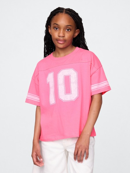 GAP Dětské oversize tričko Varsity GAP