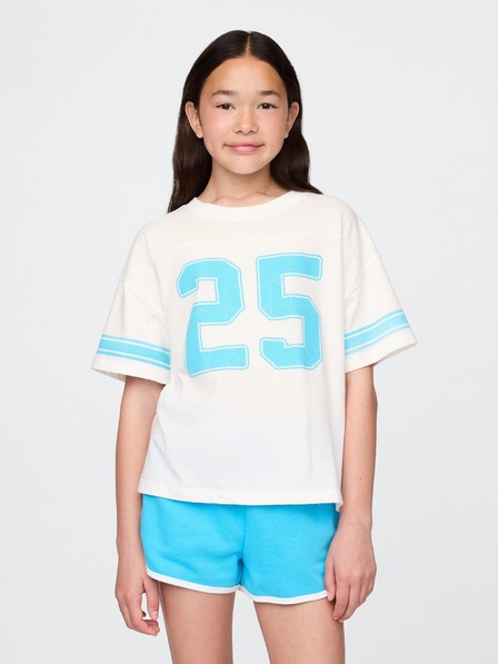 GAP Dětské oversize tričko Varsity GAP