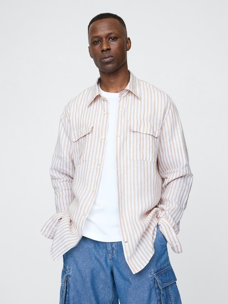 GAP Lněná košile Classic Shirt GAP
