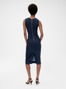 GAP Džínové midi šaty GapStudio by Zac Posen GAP