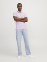 Jack & Jones Světle růžové pánské polo tričko Jack & Jones