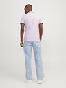 Jack & Jones Světle růžové pánské polo tričko Jack & Jones