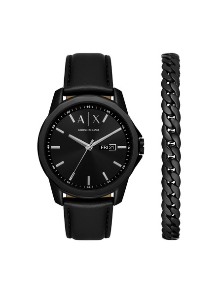 Armani Exchange Dárková sada hodinek a náramku Armani Exchange BANKS AX7147SET