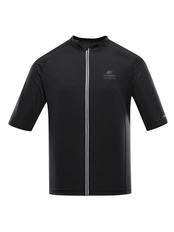 ALPINE PRO Pánský rychleschnoucí cyklistický dres ALPINE PRO SAGEN 2 black