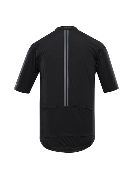 ALPINE PRO Pánský rychleschnoucí cyklistický dres ALPINE PRO SAGEN 2 black