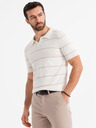 Ombre Clothing Pánská polokošile z viskózy s vodorovnými pruhy Ombre Clothing